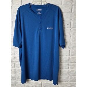 Alaskan Hardgear short sleeve shirt Men's 2XL Blue Standard Fit Duluth Trading